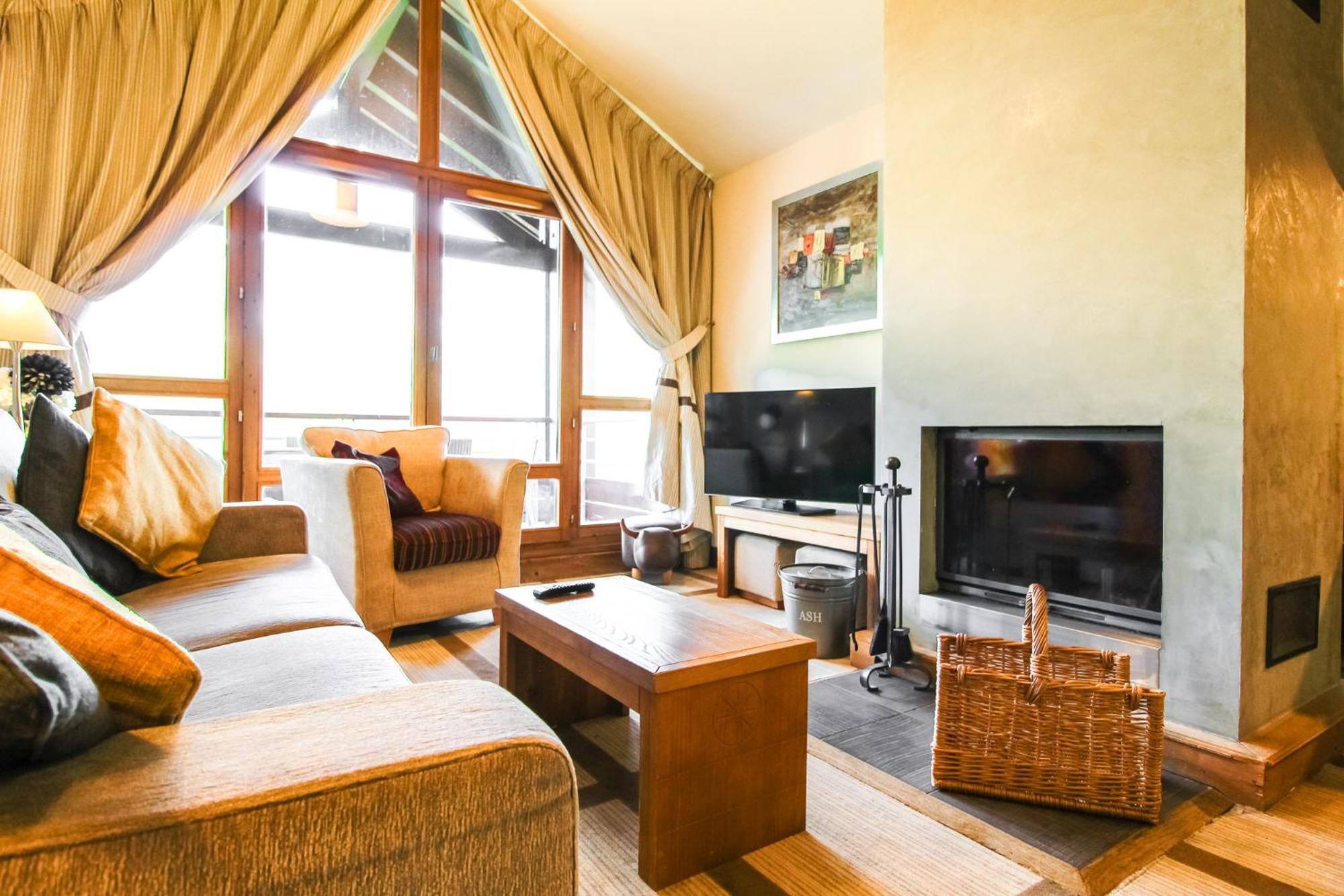 Exceptional 3 Bed Penthouse With Fireplace And Stunning Views Flaine Exterior foto