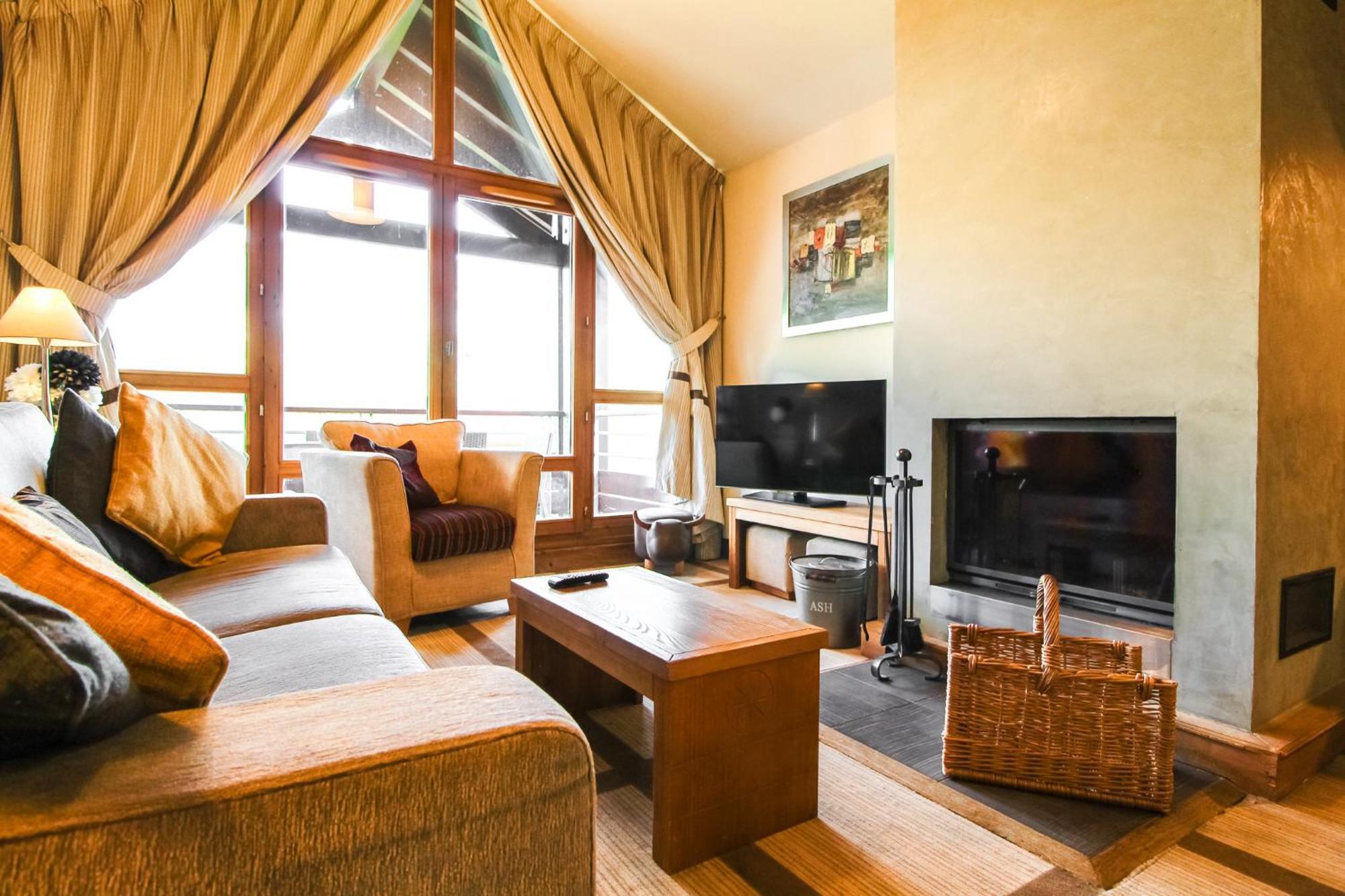 Exceptional 3 Bed Penthouse With Fireplace And Stunning Views Flaine Exterior foto