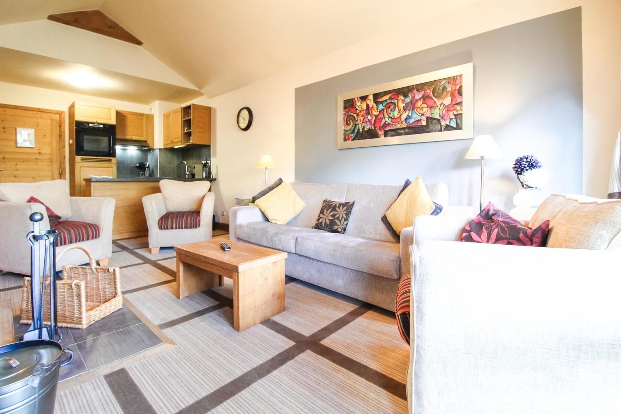 Exceptional 3 Bed Penthouse With Fireplace And Stunning Views Flaine Exterior foto